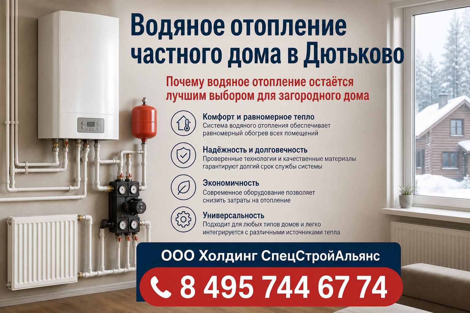 Почему водяное отопление остаётся лучшим выбором для загородного дома Почему водяное отопление остаётся лучшим выбором для загородного дома