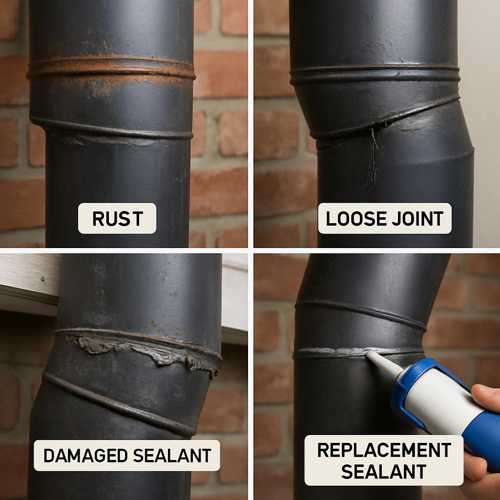 Причины протечек в местах соединений труб дровяного отопления и способы их устранения Причины протечек в местах соединений труб дровяного отопления и способы их устранения