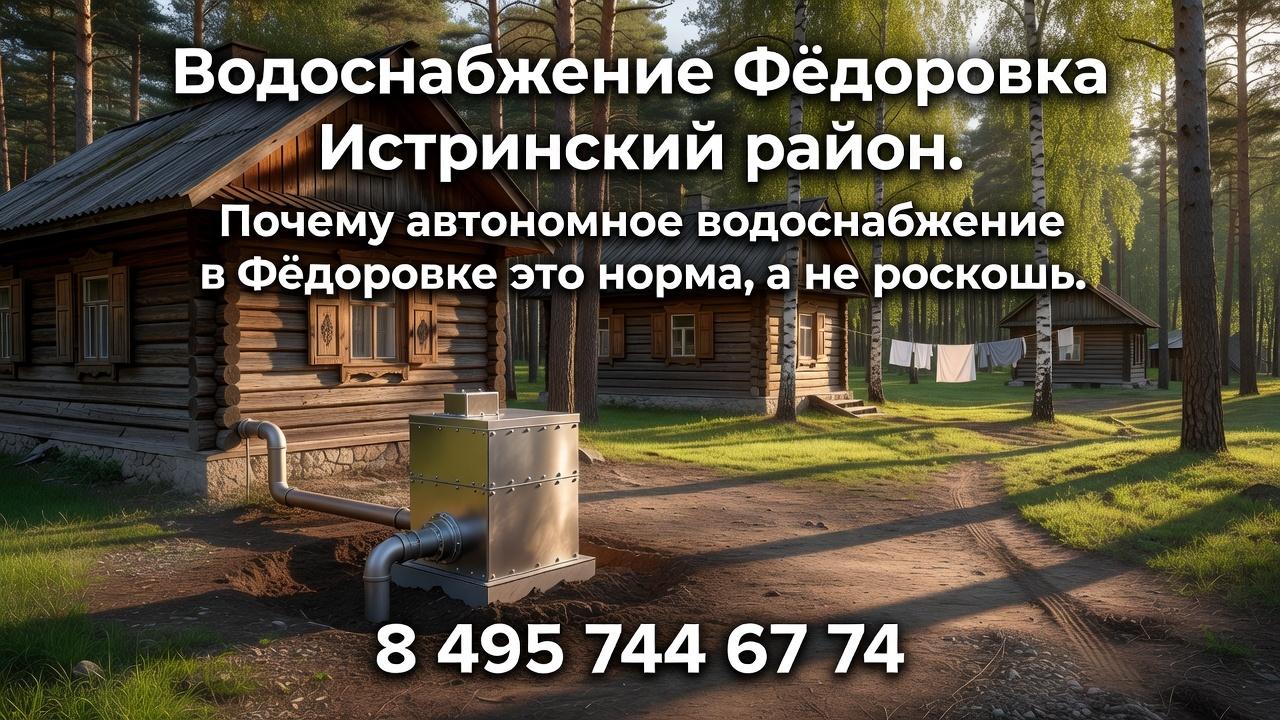 Почему автономное водоснабжение в Фёдоровке это норма, а не роскошь Почему автономное водоснабжение в Фёдоровке это норма, а не роскошь