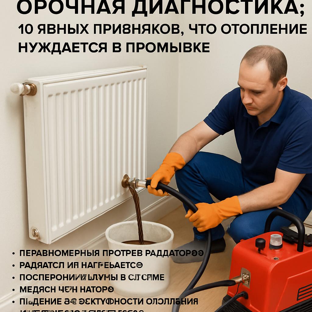 Промывка отопления: признаки