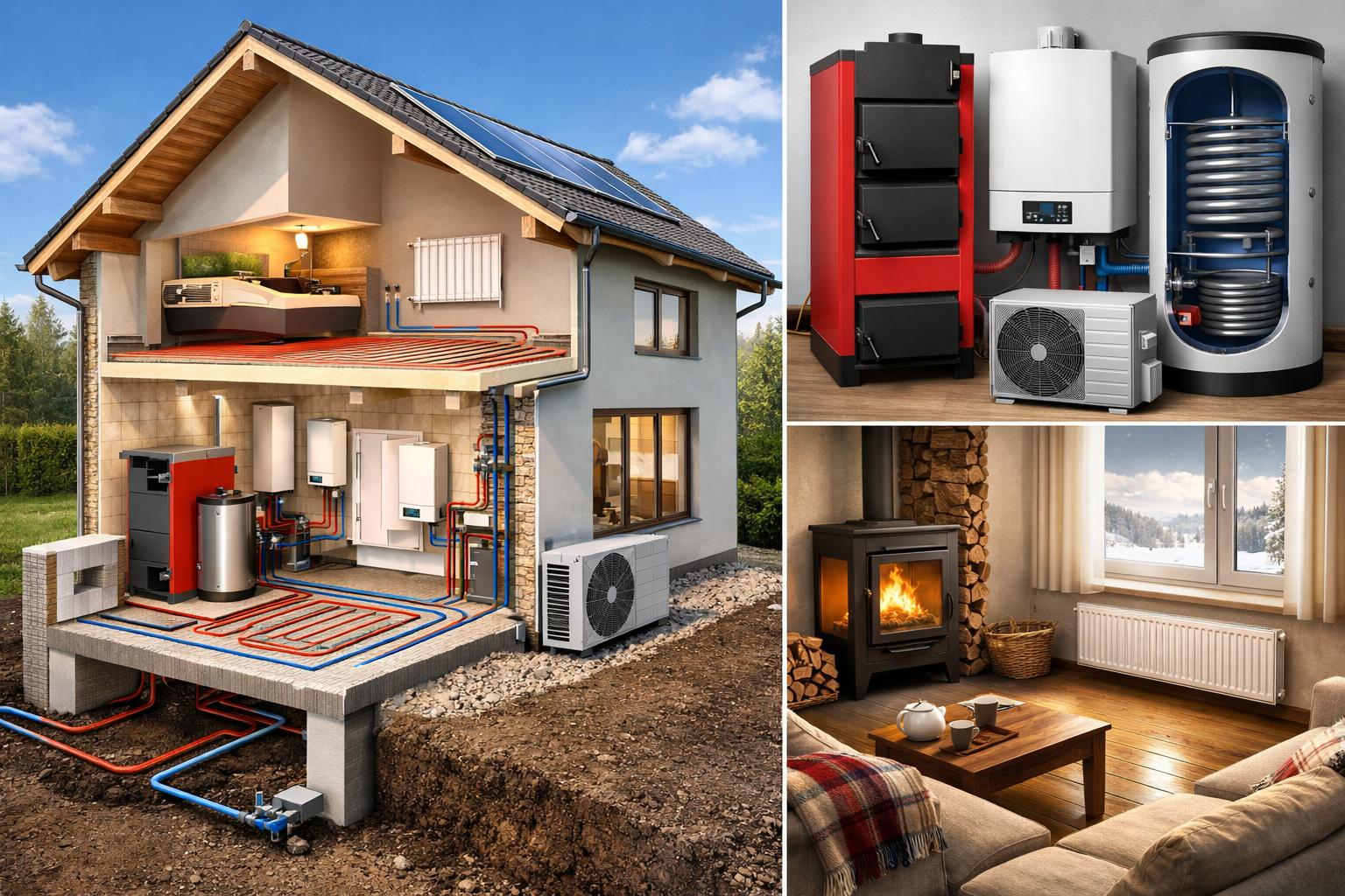 Преимущества Комбинированное отопление дачи на воде: экономия, надежность и комфорт