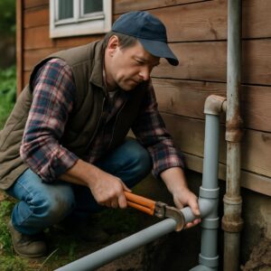 Замена труб на даче своими руками