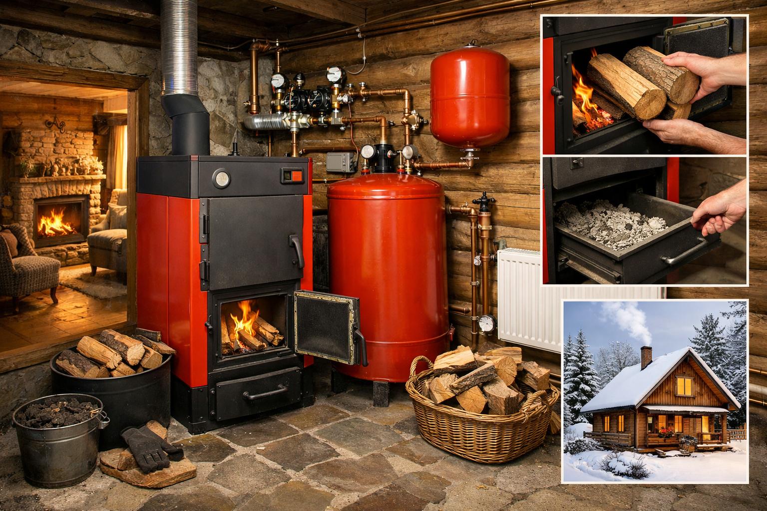 Почему твердотопливное отопление дачи — выгодный выбор для загородного дома