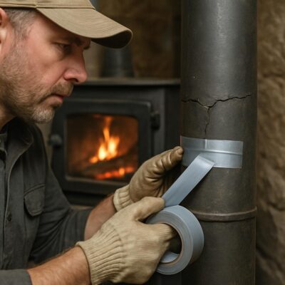 Трещины в трубах дровяного отопления