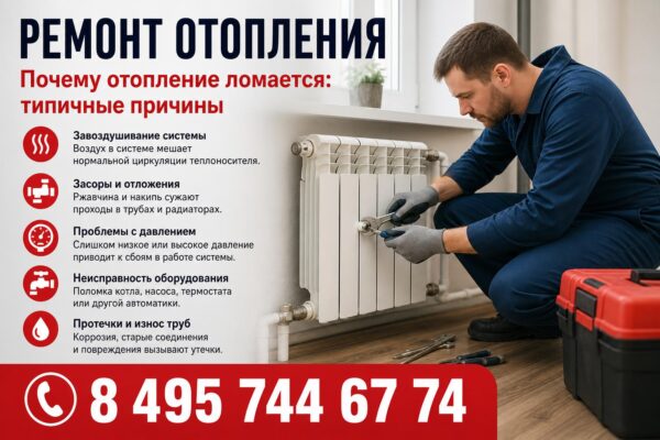 Ремонт отопления в загородном доме: сколько это стоит