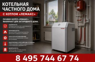 Котельная частного дома с котлом «Лемакс»