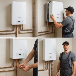 Установка котла Protherm «Волк»