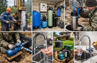 Монтаж оборудования для автономного водоснабжения