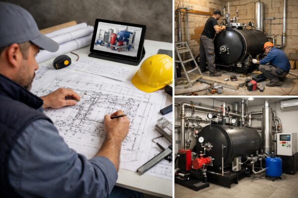 Строительство и монтаж паровых котельных частного дома