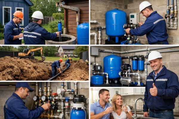 Доработка и переоборудование системы частного водоснабжения