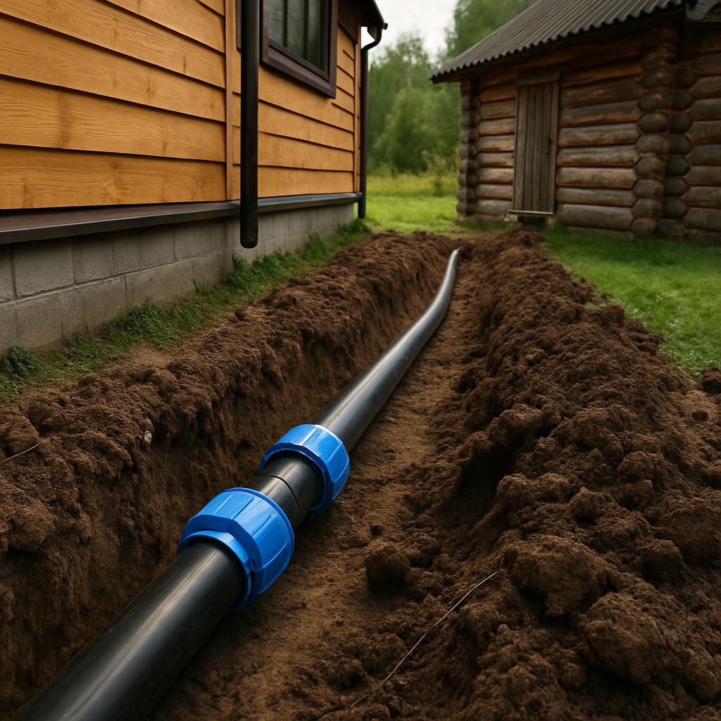 Почему важно правильно провести и заменить трубу от дома до бани