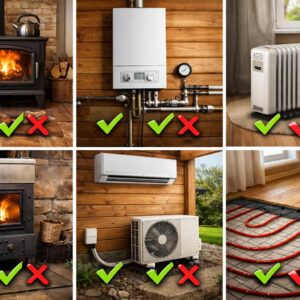 Виды отопления дачного дома