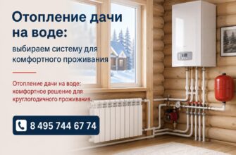 Отопление дачи на воде