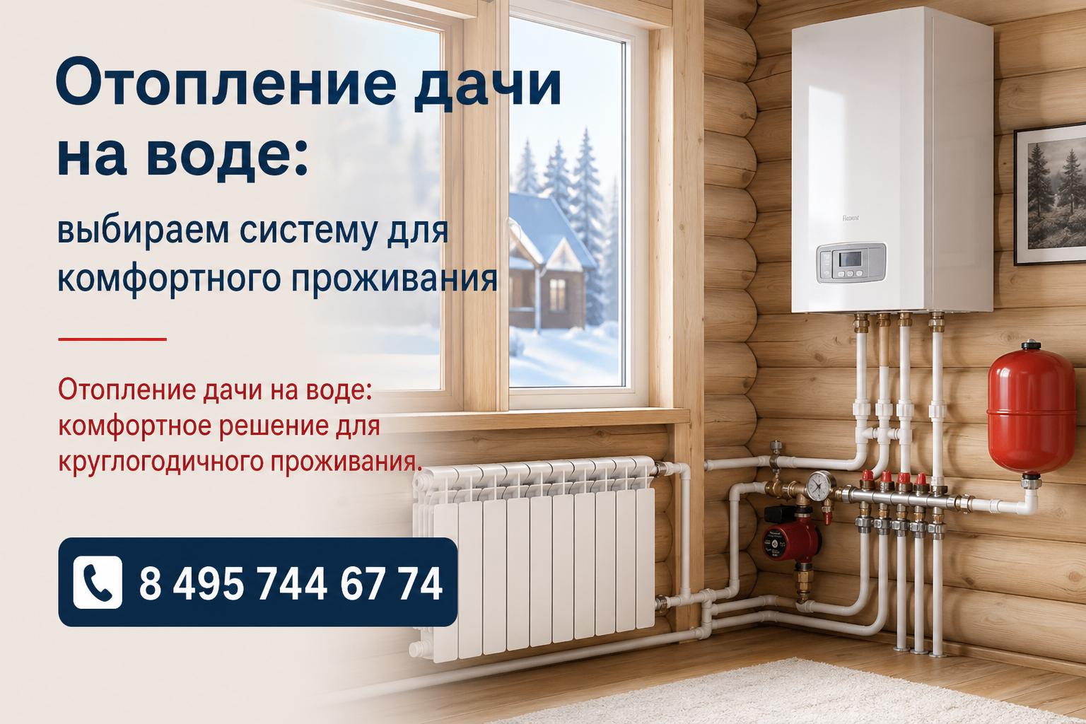Отопление дачи на воде: комфортное решение для круглогодичного проживания