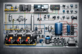 Функциональная схема автоматизации котельной