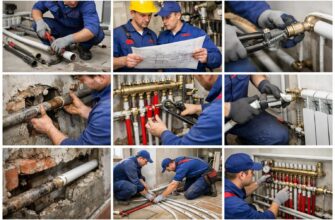 Водяное отопление — замена труб