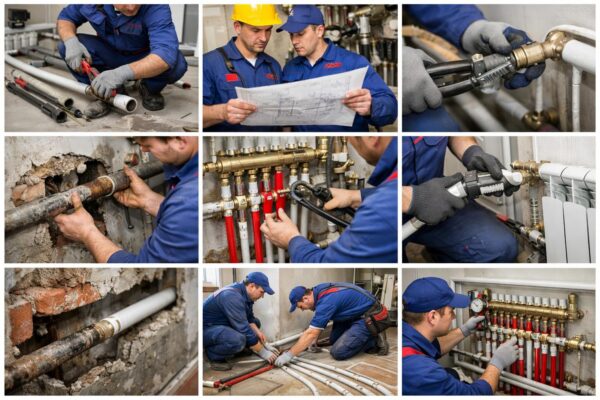 Водяное отопление — замена труб