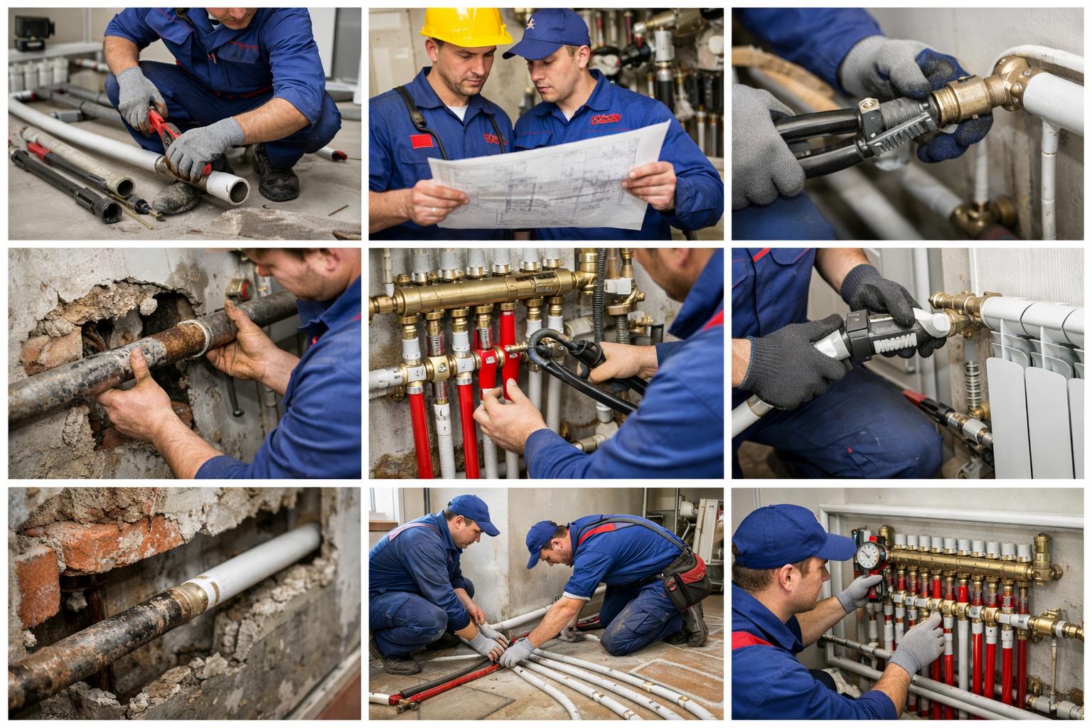 Профессиональный подход к Водяное отопление – замена труб от ООО Холдинг СпецСтройАльянс: гарантия качества