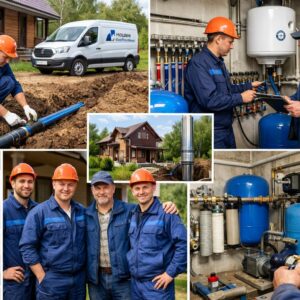 Монтаж водоснабжения загородного дома