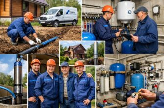 Монтаж водоснабжения загородного дома