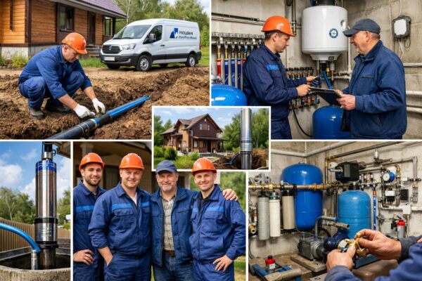 Монтаж водоснабжения загородного дома