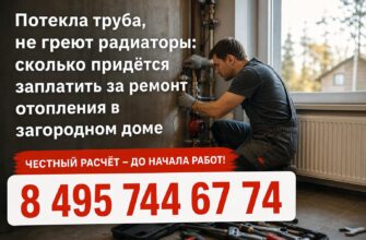 Потекла труба, не греют радиаторы: сколько придётся заплатить за ремонт отопления