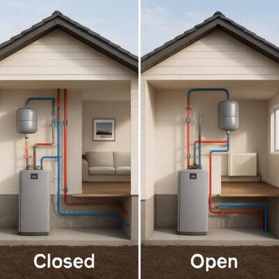 Закрытые и открытые системы отопления