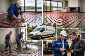 Стоимость монтажа тёплого пола в Солнечногорском районе