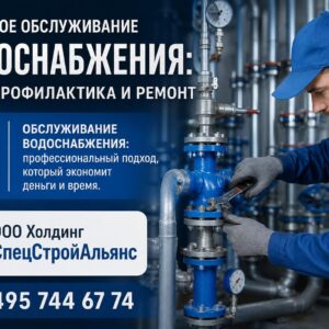 Плановое обслуживание водоснабжения