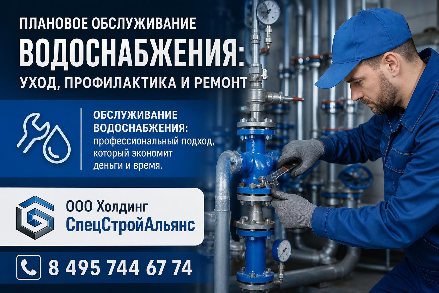 Обслуживание водоснабжения: профессиональный подход, который экономит деньги и время Обслуживание водоснабжения: профессиональный подход, который экономит деньги и время