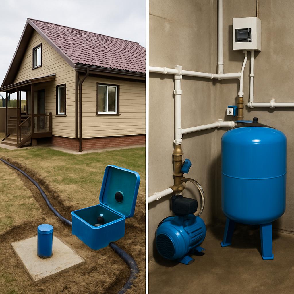 Автономное водоснабжение частного дома в Алексино (Истринский район) Автономное водоснабжение частного дома в Алексино (Истринский район)