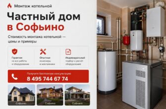 Частный дом в Софьино: стоимость монтажа котельной