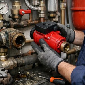 Замена насоса в системе отопления