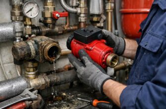 Замена насоса в системе отопления