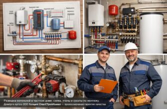 Разводка котельной в частном доме