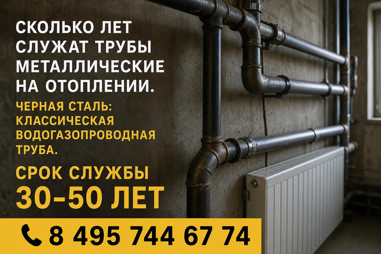 Черная сталь: классическая водогазопроводная труба