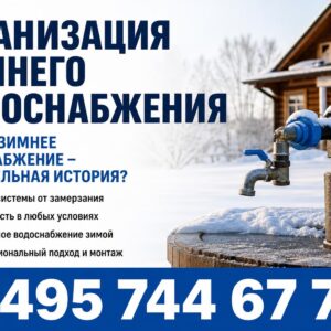 Организация зимнего водоснабжения