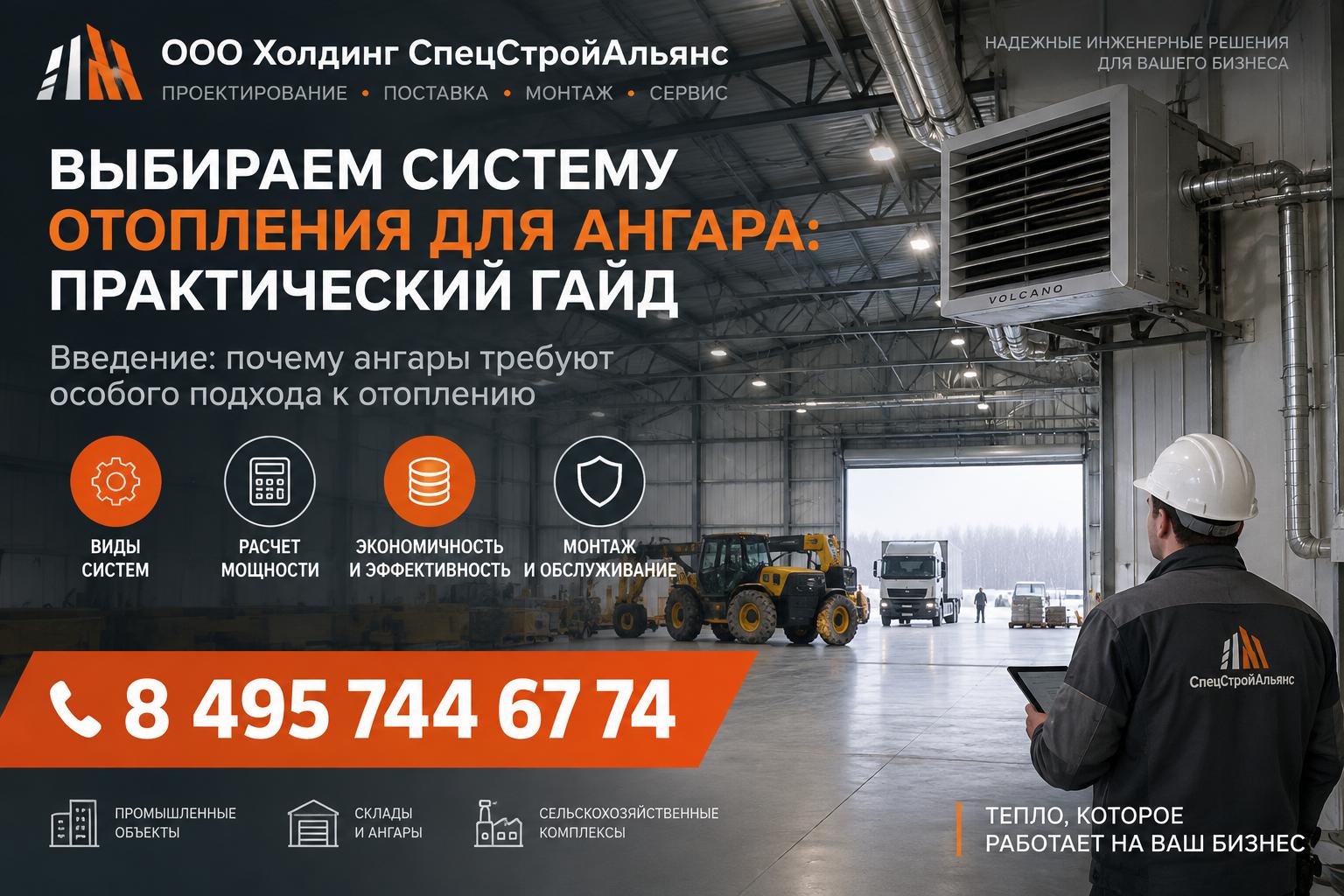 Введение: почему ангары требуют особого подхода к отоплению Введение: почему ангары требуют особого подхода к отоплению