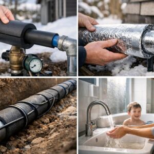 Утепление водопровода в частном доме