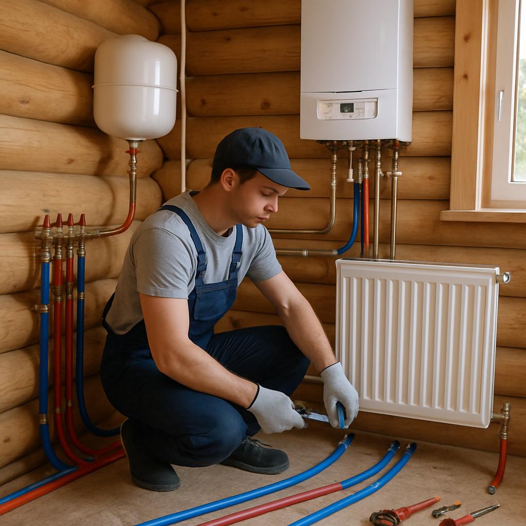 Как самостоятельно сделать отопление для деревянного дома: обзор этапов и ключевых решений