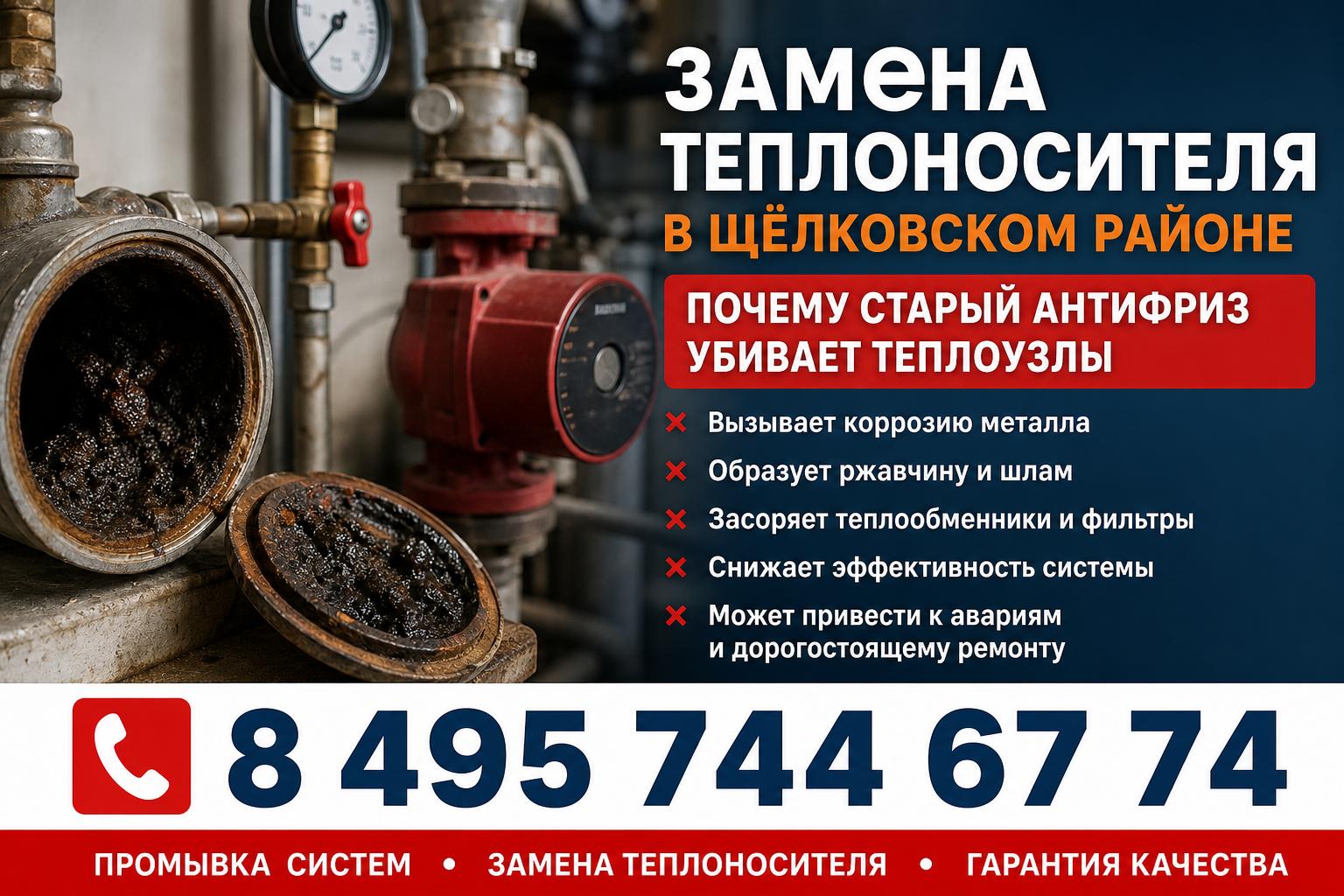 Почему старый антифриз убивает теплоузлы