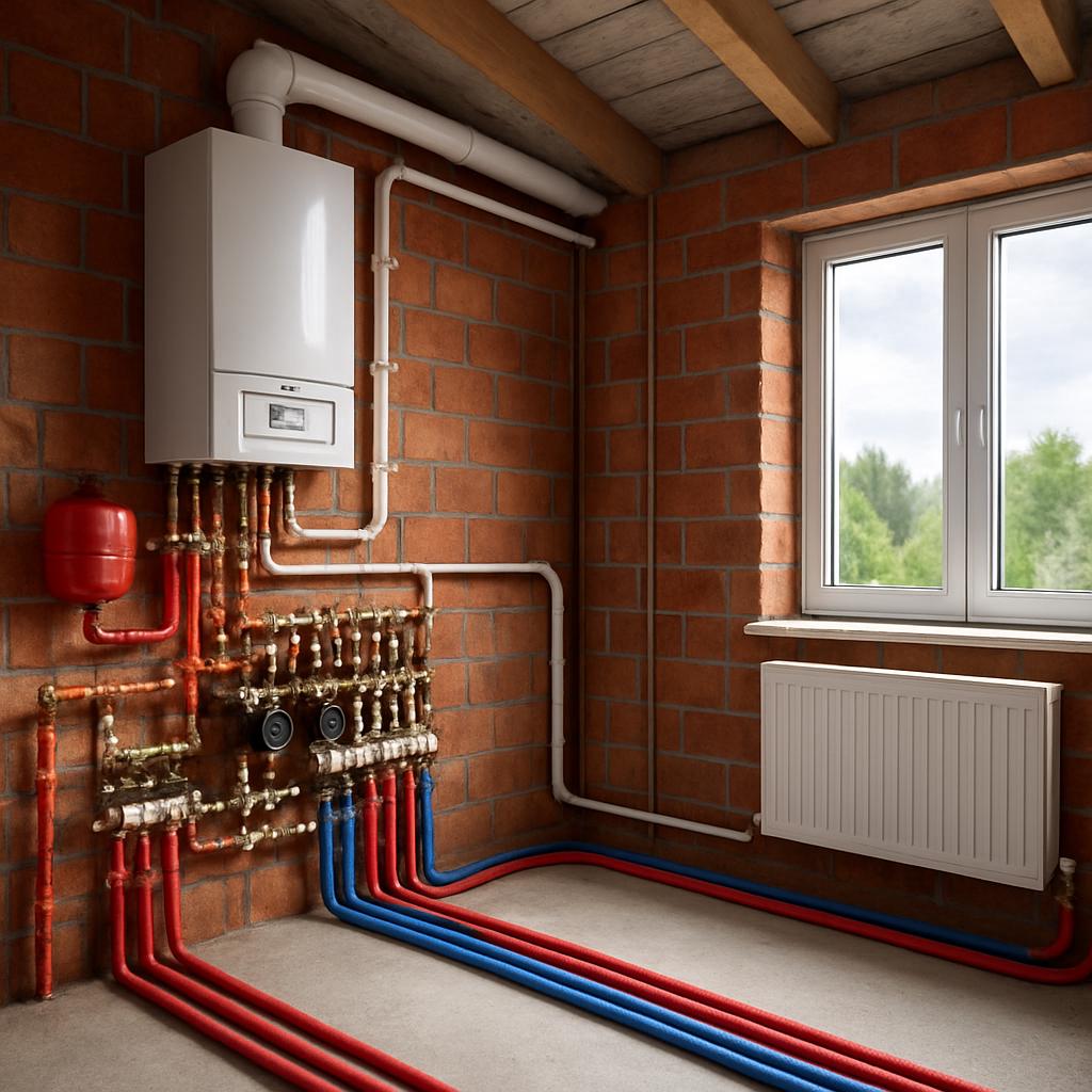 Комплексный монтаж отопления на третьем этаже от ООО ДИЗАЙН ПРЕСТИЖ Комплексный монтаж отопления на третьем этаже от ООО ДИЗАЙН ПРЕСТИЖ