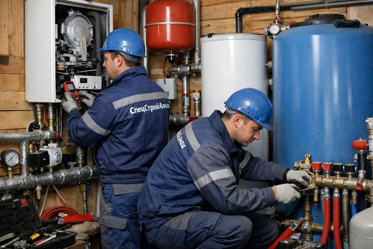 Ремонт системы отопления в частном доме — Хотьково: быстро и надёжно от ООО Холдинг СпецСтройАльянс