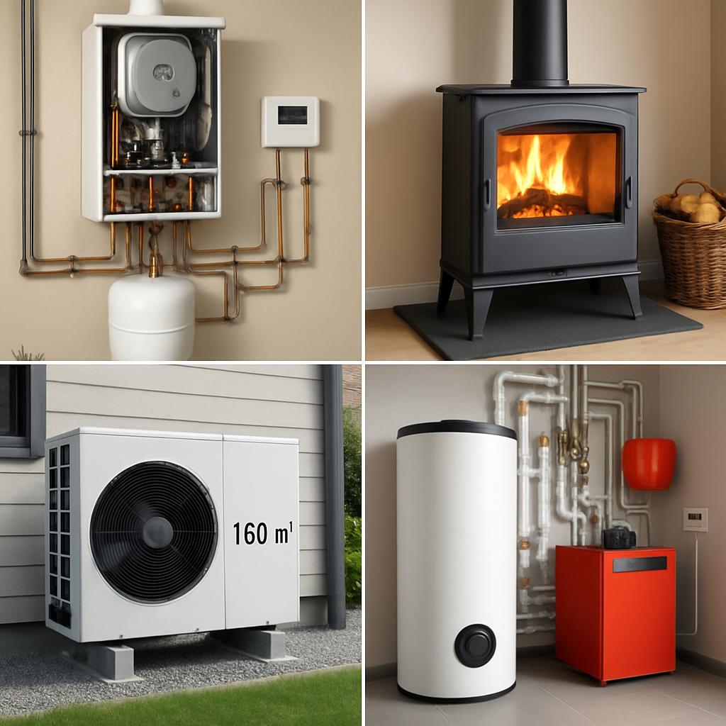 Способы отопления дома площадью 160 кв.м