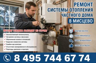Ремонт отопления в Мисцево