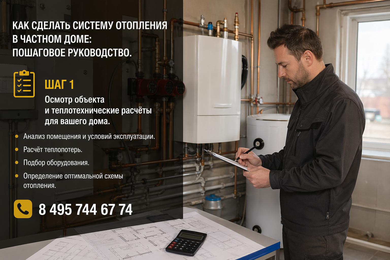 Шаг 1: Осмотр объекта и теплотехнические расчёты для вашего дома