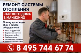 Ремонт и апгрейд инженерных сетей в Манихино