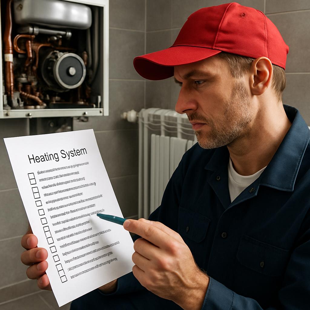 Состав перечня ремонтных работ систем отопления