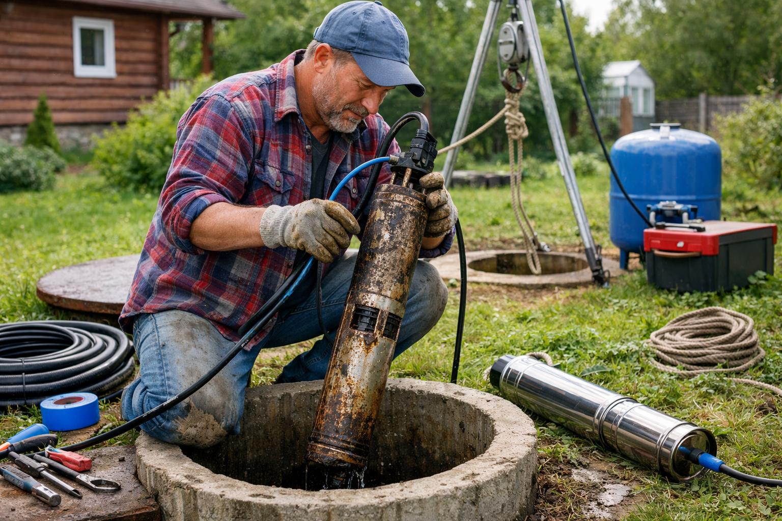 Почему нужна замена насоса скважины: признаки поломки в частном доме, даче и коттедже