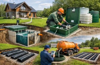 Автономная канализация коттеджа